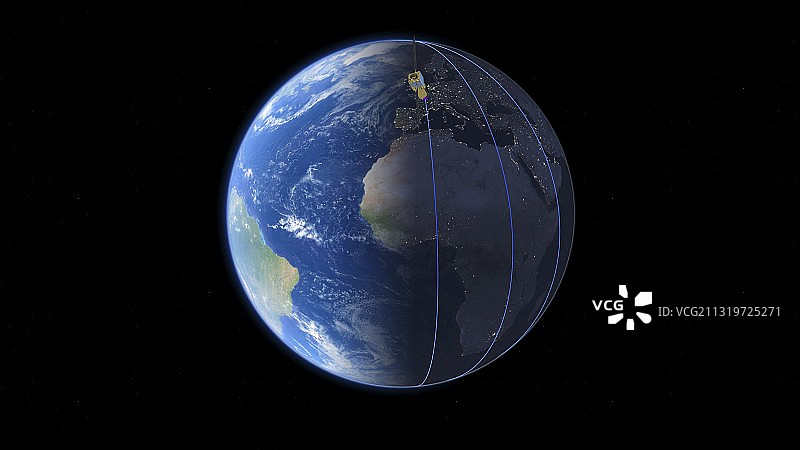 ADM-Aeolus卫星轨道插图图片素材