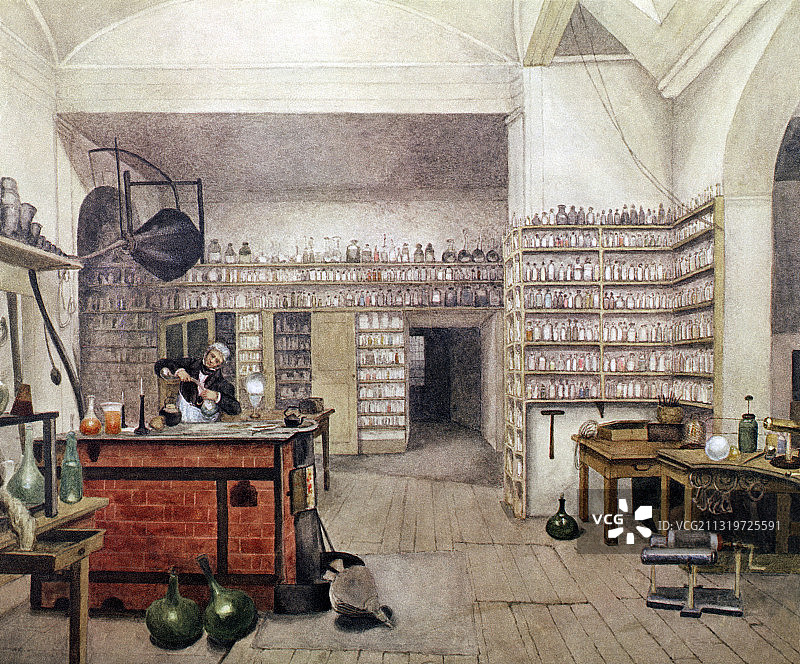 英国物理学家迈克尔·法拉第图片素材