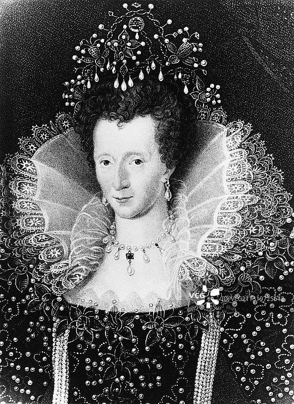 伊丽莎白一世，“圣洁女王”图片素材