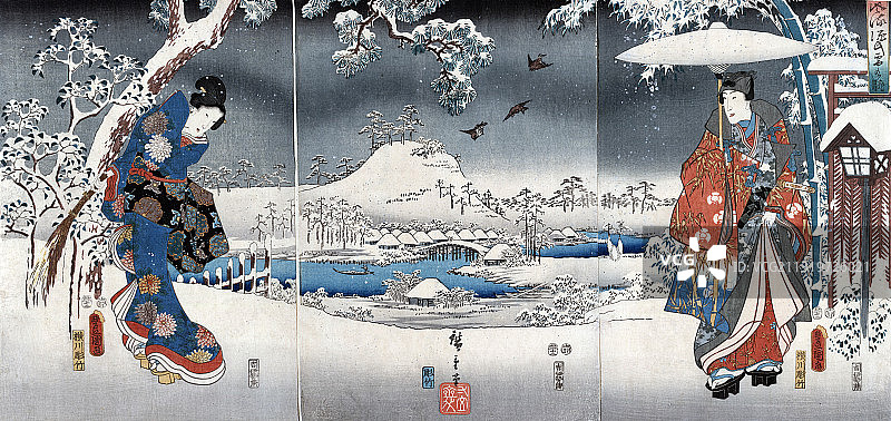 紫式部《源氏物语》图片素材