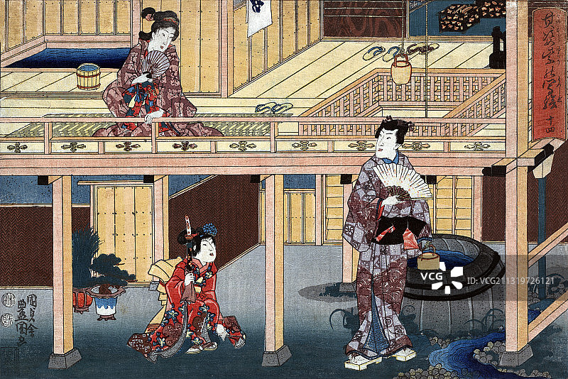 紫式部《源氏物语》图片素材