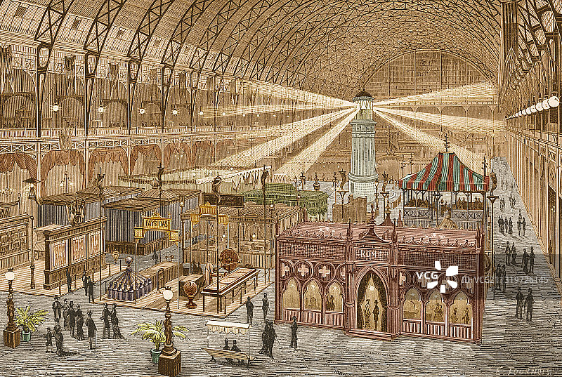 1881年巴黎国际电力博览会图片素材