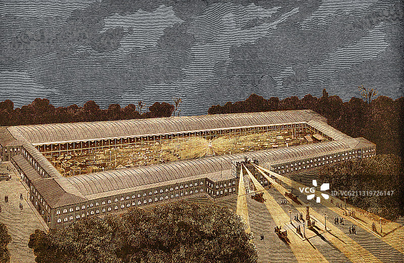 1881年巴黎国际电力博览会图片素材