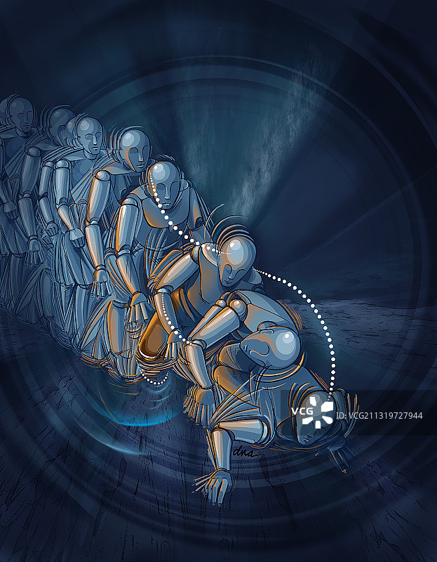 坠落的运动模式图片素材
