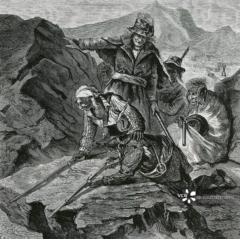 莫多克战争，1873年图片素材