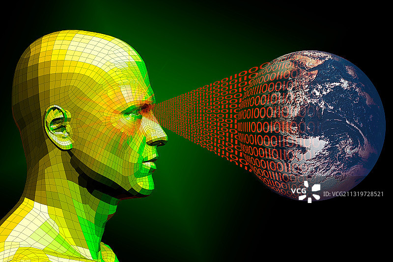 电子时代的男人图片素材