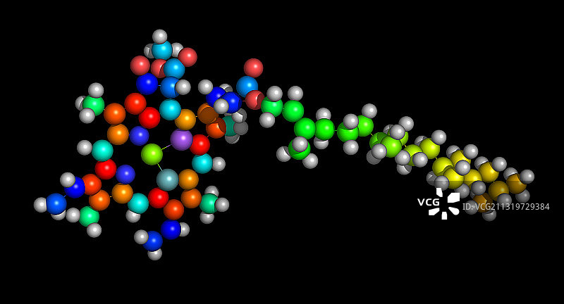 叶绿素分子图片素材