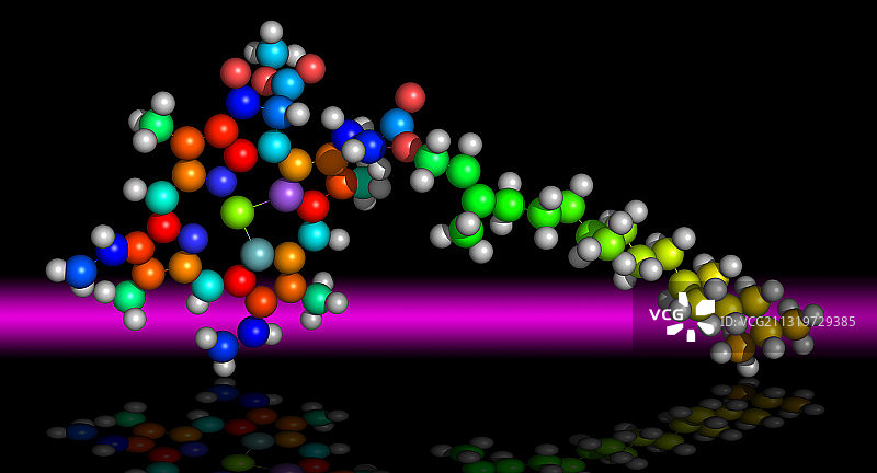 叶绿素分子图片素材