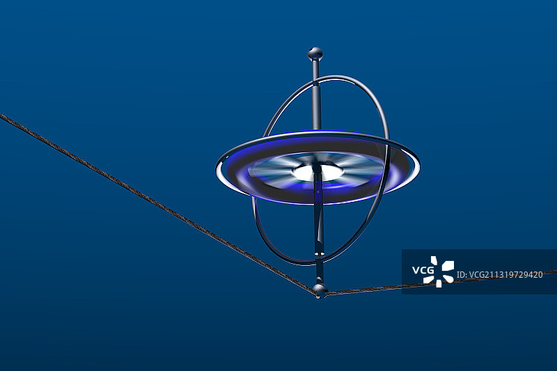 旋转的陀螺仪图片素材
