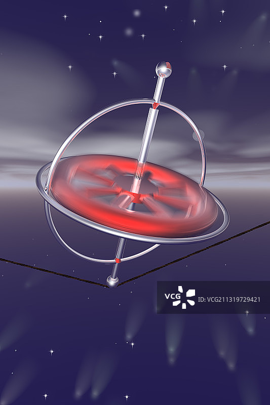 旋转的陀螺仪图片素材