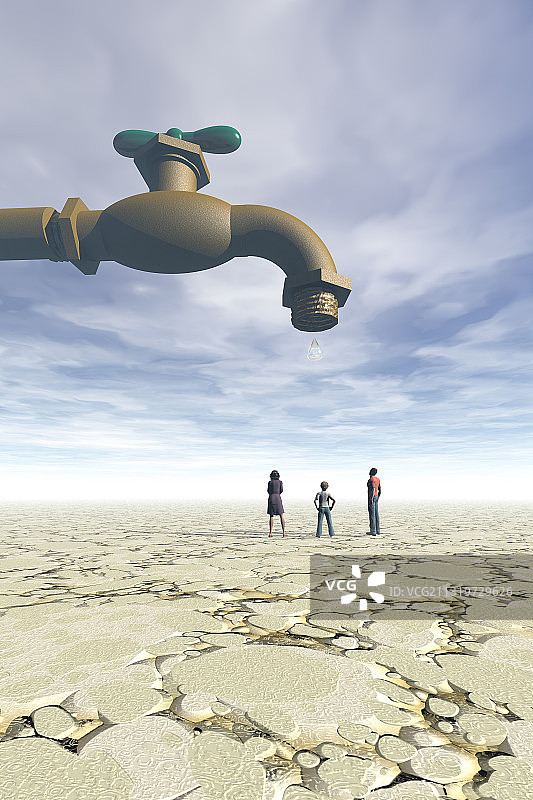 水资源枯竭图片素材