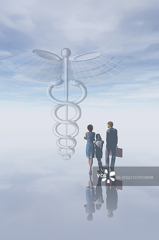 医疗符号与家庭图片素材