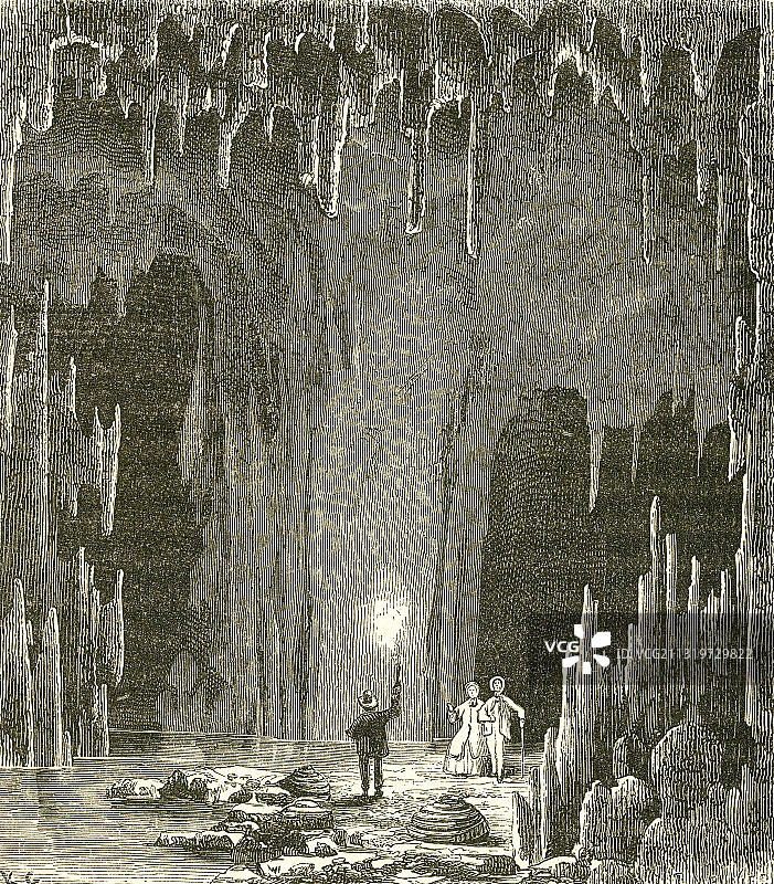 法国的洞穴图片素材