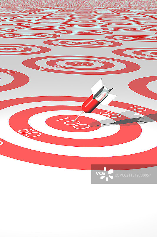 靶向药物插画图片素材