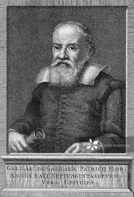 意大利博学家伽利略·伽利雷图片素材