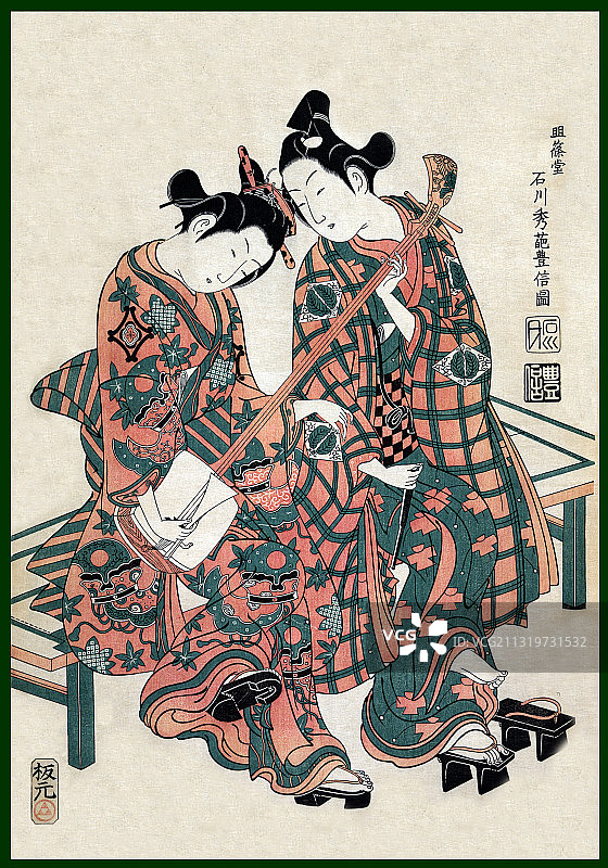 音乐爱好者，1750年图片素材