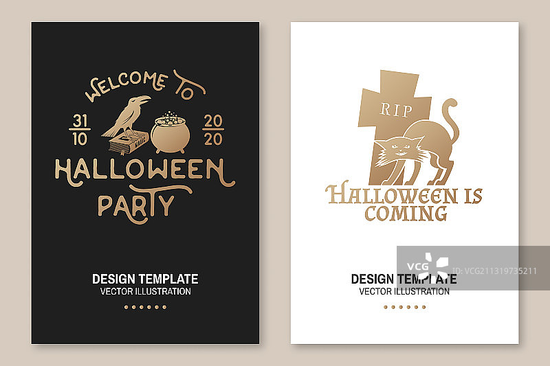 万圣节派对之夜概念图片素材