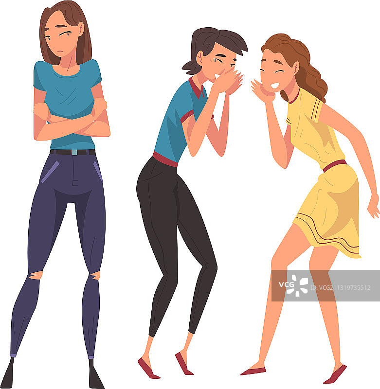 两位女性朋友在说人闲话图片素材