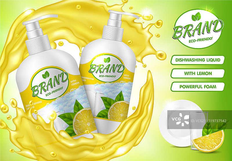 逼真细腻的3D洗碗机广告banner图片素材