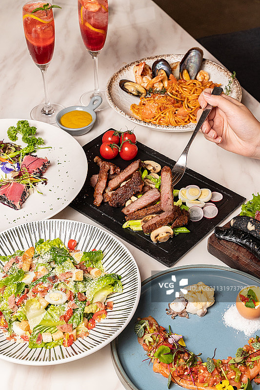 浪漫西式餐品图片素材