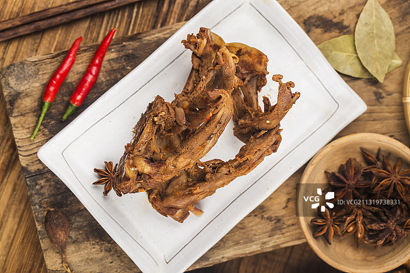 鸭架子图片素材