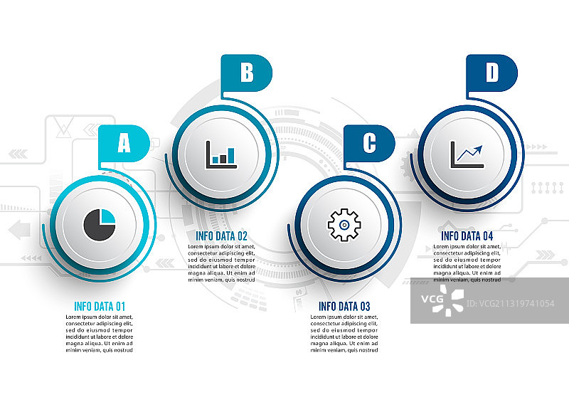 信息图设计和营销图标图片素材