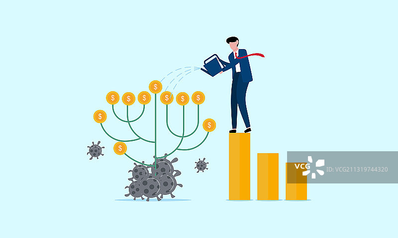 企业生存与经济刺激图片素材