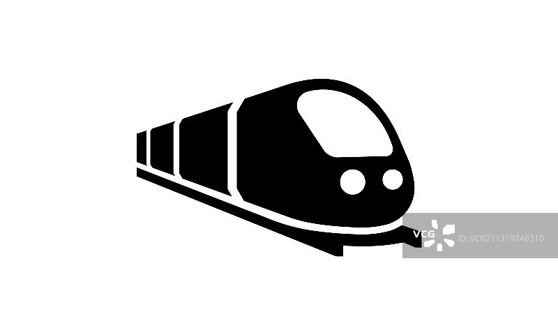 隔离背景上的火车旅途概念图标图片素材