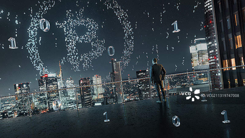 比特币数据分析图片素材