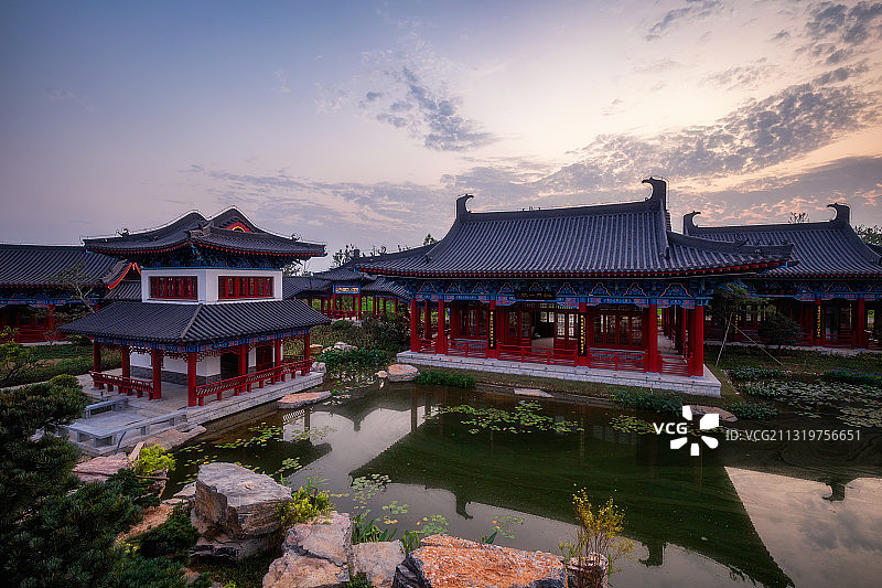 河南郑州园博园图片素材