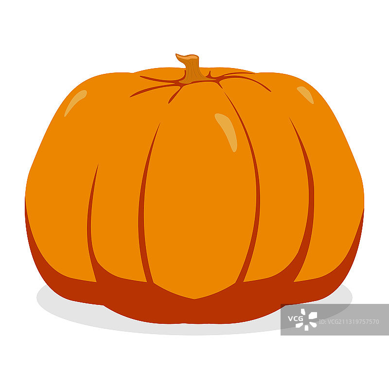 南瓜蔬菜与有机食品概念图标图片素材