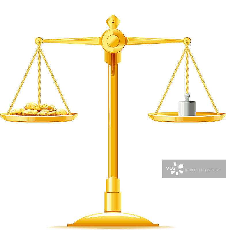 金色金块重量隔离图片素材