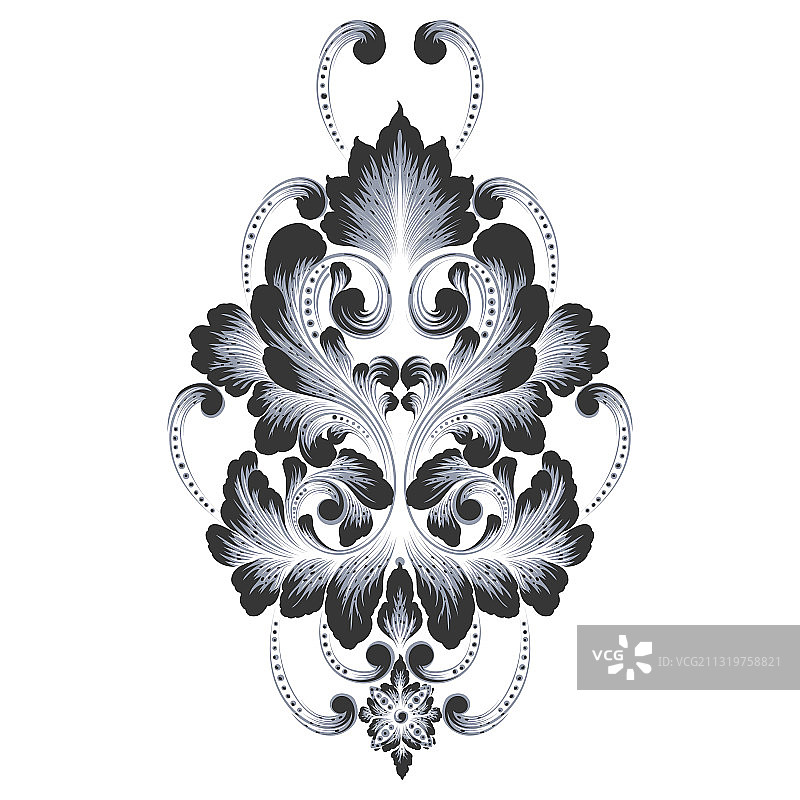 提花中心元素图片素材