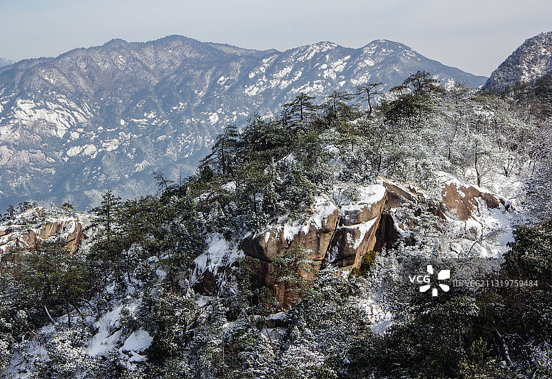 龙须山雪景图片素材