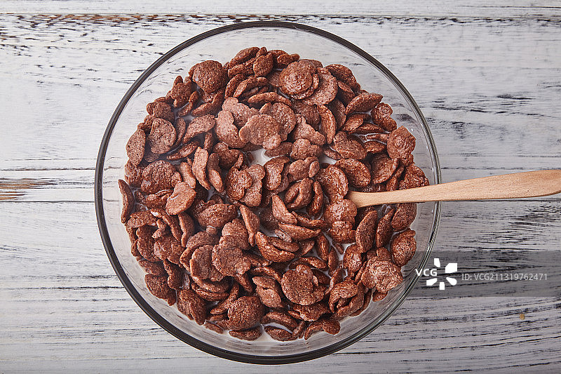 巧克力味燕麦片图片素材