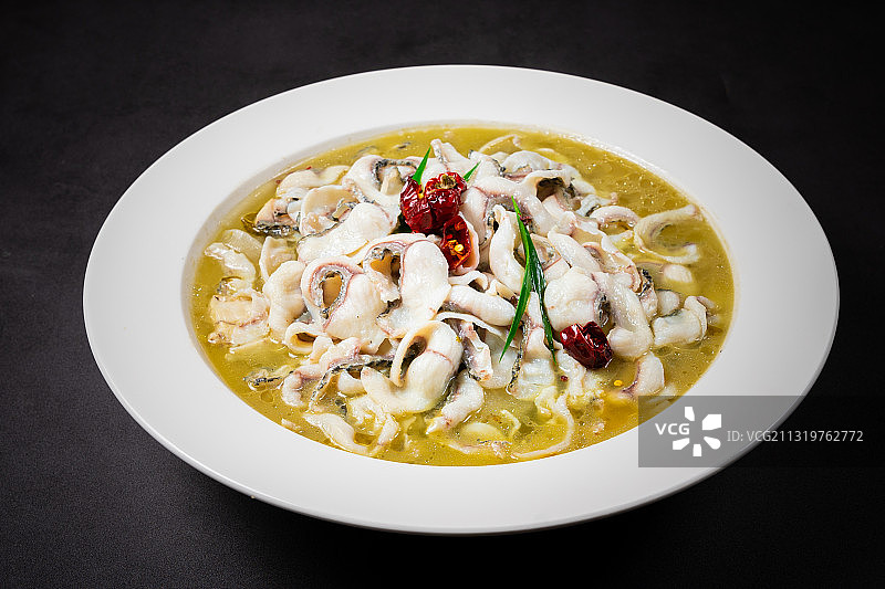 中式麻辣酸菜鱼图片素材