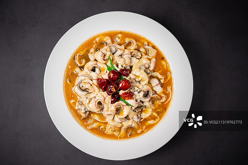 中式麻辣酸菜鱼图片素材