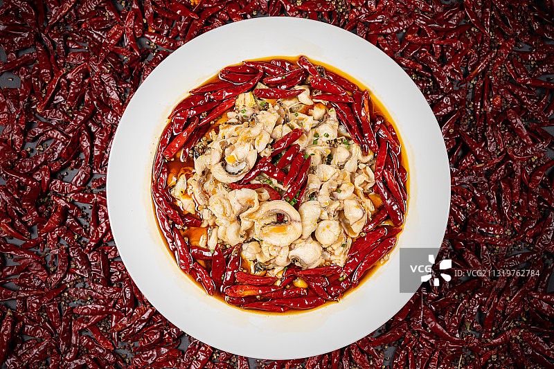 中式麻辣酸菜鱼图片素材