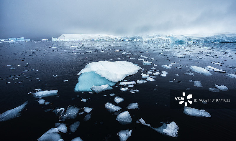 南极冰与雪图片素材