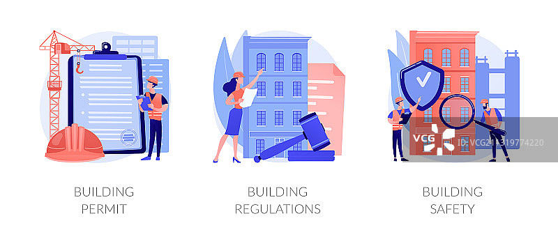 建筑业务抽象概念图片素材