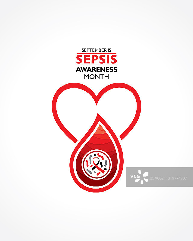 九月十三日脓毒症意识月图片素材