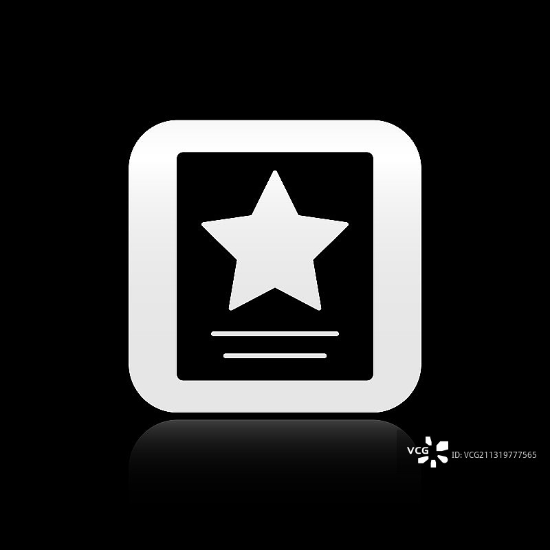 好莱坞星光大道上的黑色星星图片素材