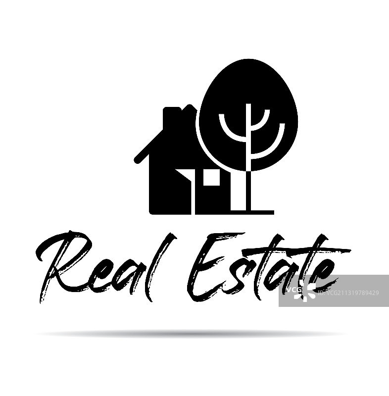 房地产Logo轮廓图标图片素材
