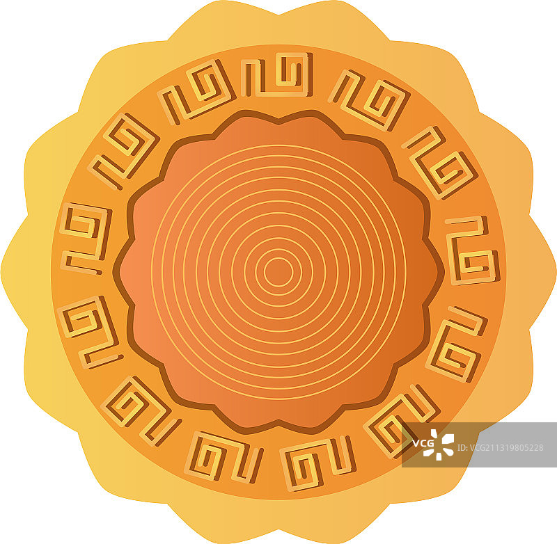 月饼图标精致风格图片图片素材