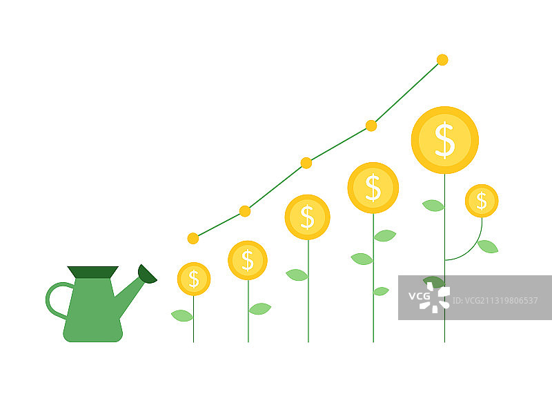 浇水施肥的绿萝图片素材