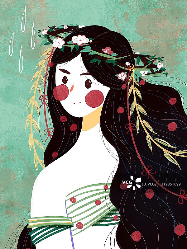 月份主题插画图片素材