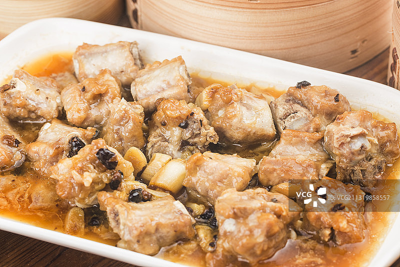 豉汁蒸排骨图片素材