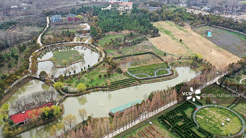 仪征润德菲尔庄园，扬州目的地，美丽乡村图片素材