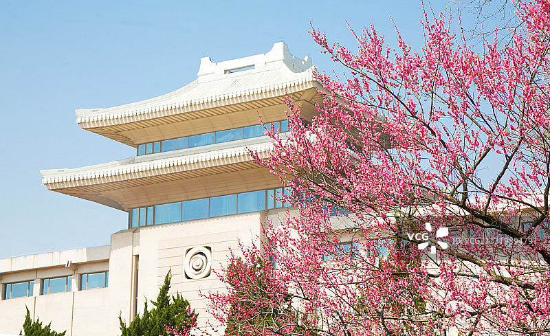 南京市雨花台烈士纪念馆春色图片素材