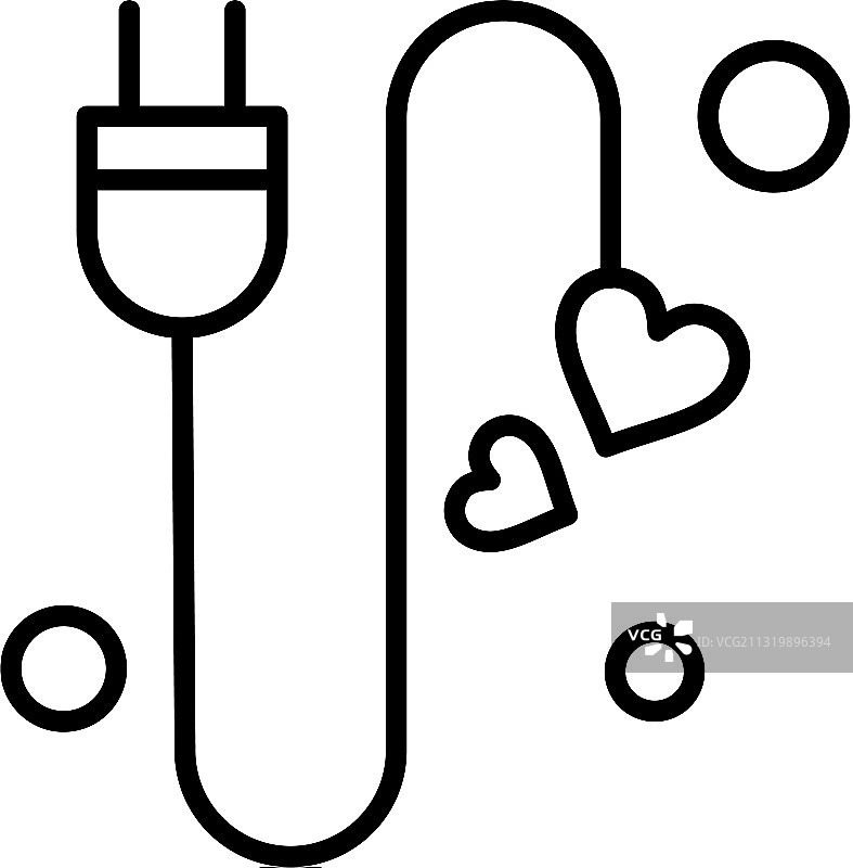 数据线图标图片素材